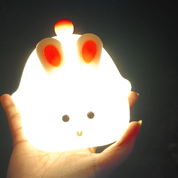 Sleeping Rabbit Silicone Night Lamp