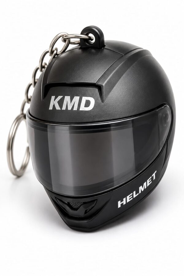 Helmet Keychain with LED Light