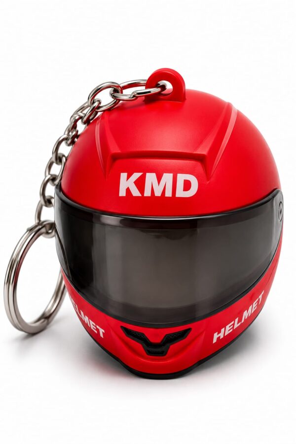 Helmet Keychain with LED Light
