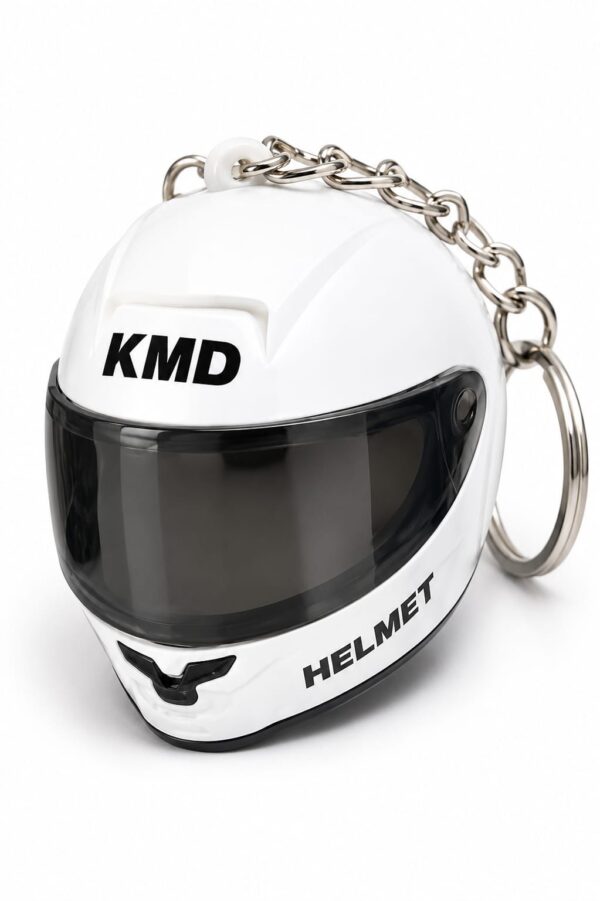 Helmet Keychain with LED Light
